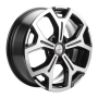 Легковой диск Khomen Wheels KHW1710 6,5x17 5x120 ET55 65,1 Black-FP